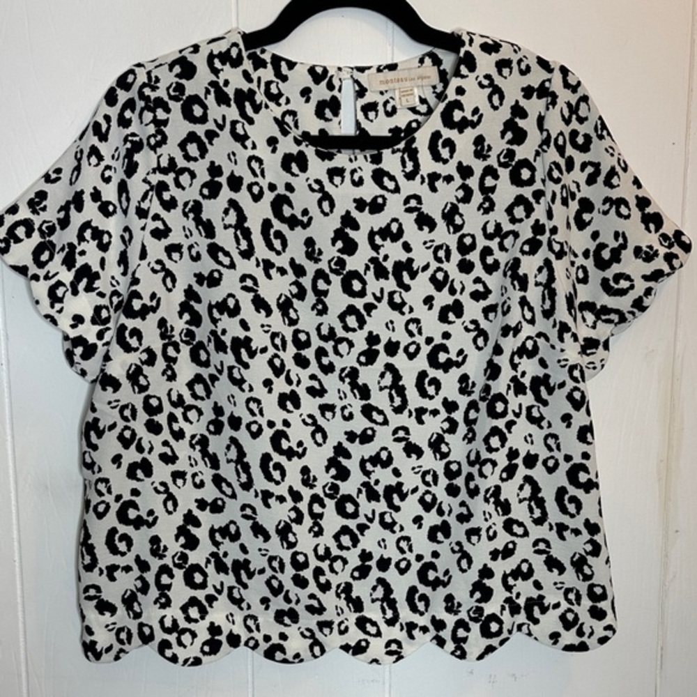 Stylish Leopard Print Women's Blouse